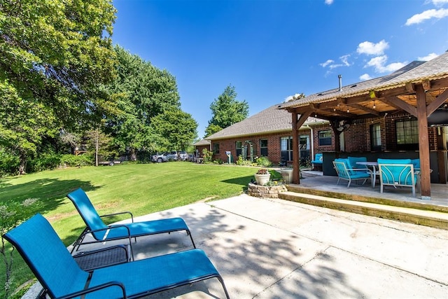 10517 SE 49th St, Oklahoma City, OK 73150 - view of patio / terrace