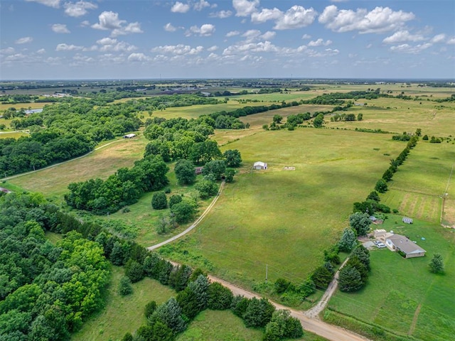 356818 E 1070th Rd, Prague, OK 74864 - aerial view of sparsely populated area