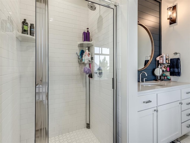 75 Lower Green Way, Carlton Landing, OK 74432 - full bathroom with a shower stall and vanity