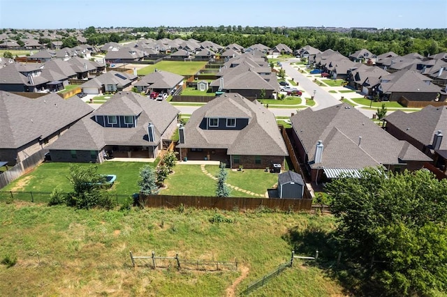 12904 SW 8th St, Yukon, OK 73099 - aerial view of residential area
