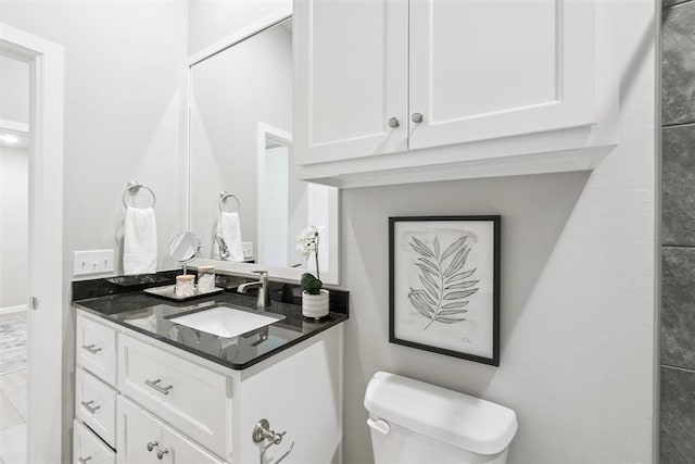 12904 SW 8th St, Yukon, OK 73099 - bathroom featuring vanity and toilet