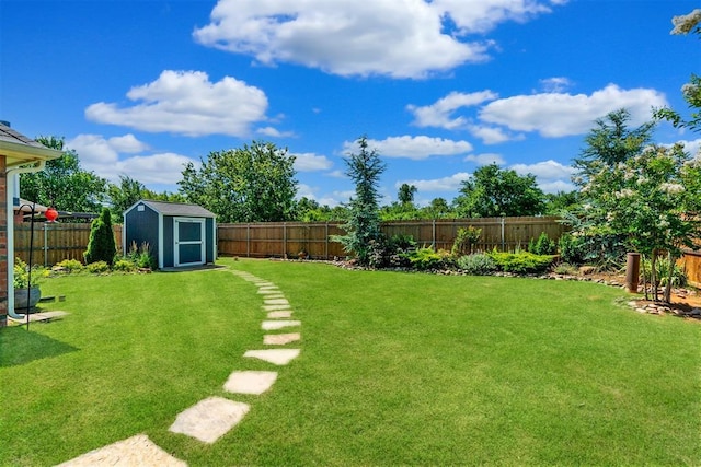 12904 SW 8th St, Yukon, OK 73099 - fenced backyard with a storage shed