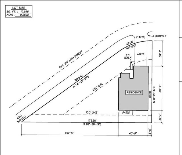 11728 SW 14th St, Yukon, OK 73099 - survey map / technical document