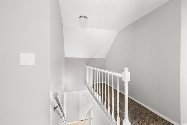 4800 SE 45th St, Oklahoma City, OK 73135 - stairs with lofted ceiling