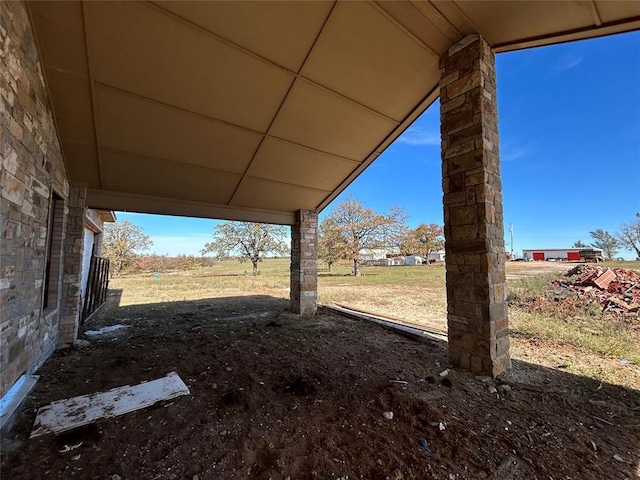 3850 E Camp Dr, Guthrie, OK 73044 - view of yard