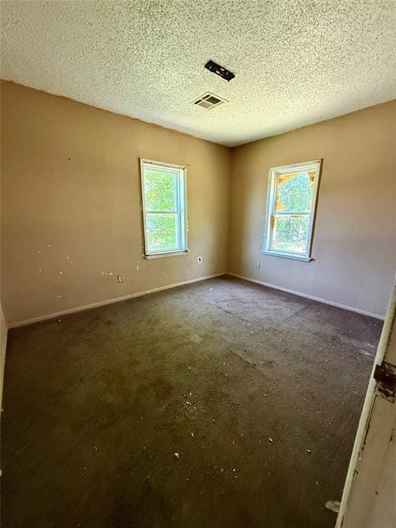 2918 N Prospect Ave, Oklahoma City, OK 73111 - carpeted empty room with healthy amount of natural light and a textured ceiling