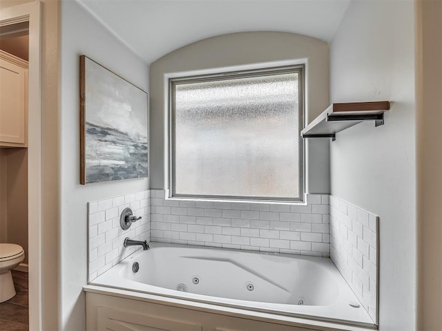 4821 Hidalgo Ave, Mustang, OK 73064 - full bathroom with a tub with jets and plenty of natural light