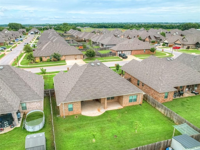 4821 Hidalgo Ave, Mustang, OK 73064 - aerial perspective of suburban area