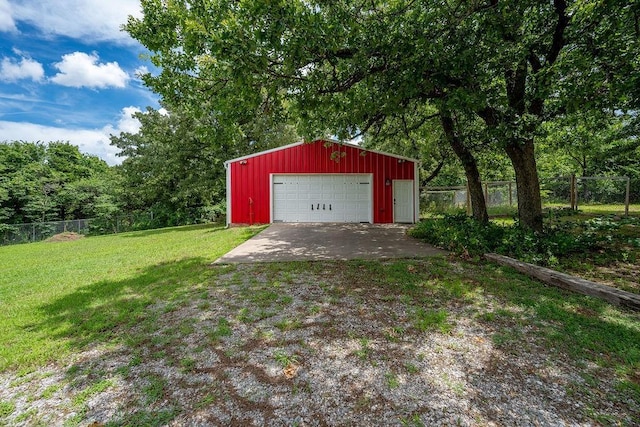 13848 Twin Ridge Dr, Edmond, OK 73034 - view of detached garage