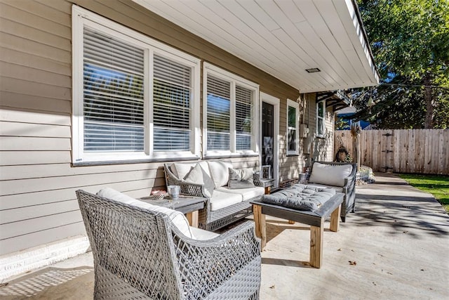 3424 NW 16th St, Oklahoma City, OK 73107 - view of patio with an outdoor hangout area