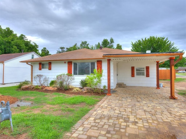 6908 NW 36th St, Bethany, OK 73008 - view of ranch-style house