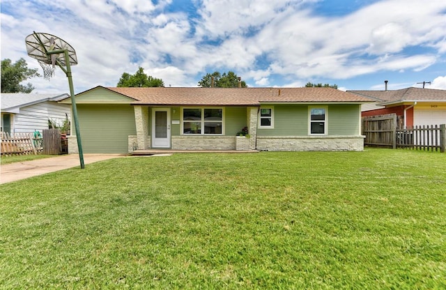 5417 NW 45th Ter, Warr Acres, OK 73122 - view of single story home