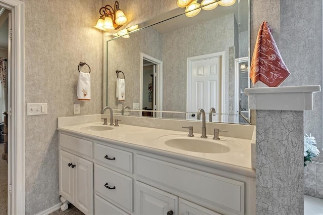 1716 NW 182nd St, Edmond, OK 73012 - bathroom with double vanity