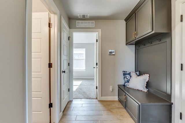 6420 SE 88th St, Oklahoma City, OK 73135 - mudroom with light wood-style flooring and baseboards