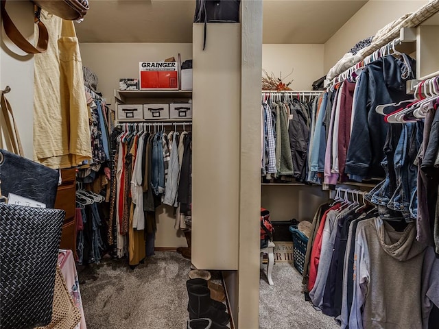 9021 NW 81st St, Yukon, OK 73099 - spacious closet with carpet floors