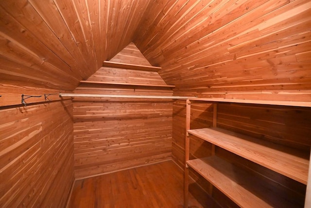 1712 W University Ave, Stillwater, OK 74074 - walk in closet with vaulted ceiling
