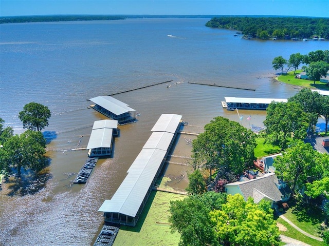 56201 E 285th Rd Unit F36, Afton, OK 74331 - drone / aerial view of a nearby body of water
