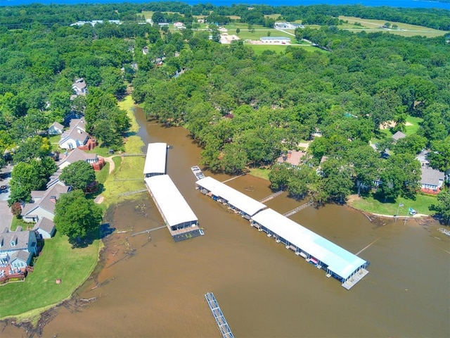 56201 E 285th Rd Unit F36, Afton, OK 74331 - aerial view of property's location featuring a nearby body of water