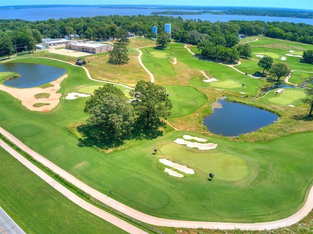56201 E 285th Rd Unit F36, Afton, OK 74331 - aerial overview of property's location featuring a large body of water and a local golf course