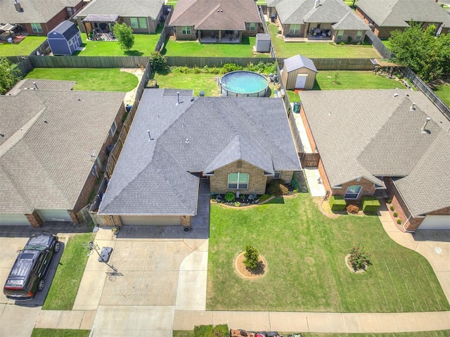 516 SW 161st St, Oklahoma City, OK 73170 - aerial view of residential area