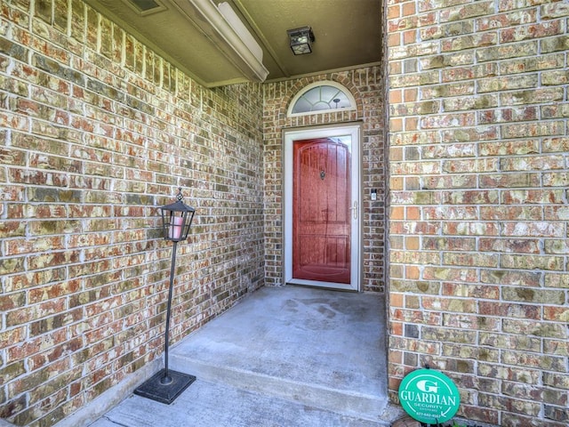 516 SW 161st St, Oklahoma City, OK 73170 - property entrance with brick siding