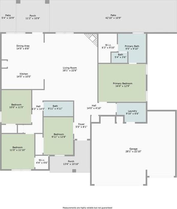 11321 NW 103rd St, Yukon, OK 73099 - view of floor plan / room layout