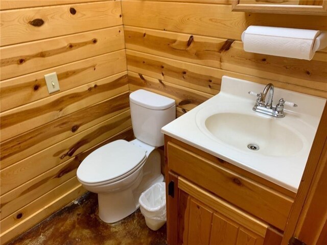 50 Spearfish Rd, Broken Bow, OK 74728 - bathroom featuring vanity and concrete floors