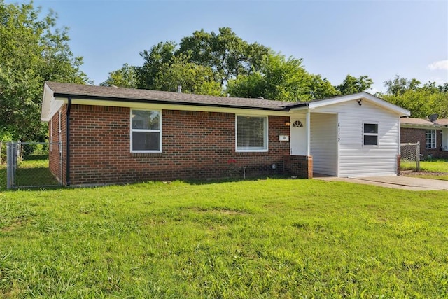4112 SE 22nd St, Del City, OK 73115 - view of front facade featuring brick siding