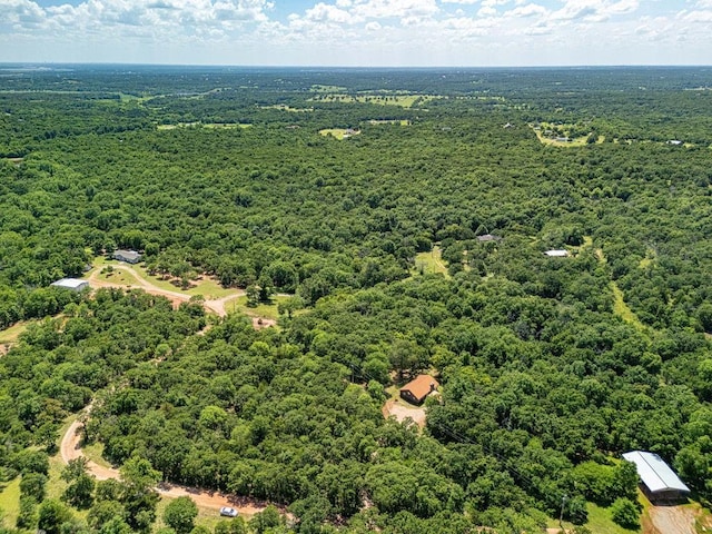 22797 N Henney Rd, Luther, OK 73054 - bird's eye view of a forest