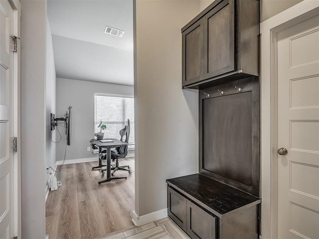 3903 Painted Bird Ln, Norman, OK 73071 - mudroom with baseboards and light wood finished floors