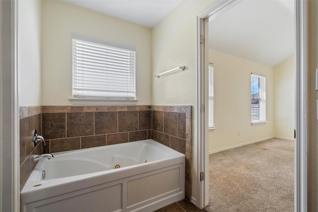 11829 NW 133rd St, Piedmont, OK 73078 - bathroom featuring plenty of natural light and a whirlpool tub