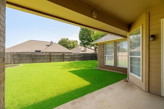 8317 NW 105th St, Oklahoma City, OK 73162 - fenced backyard with a patio area