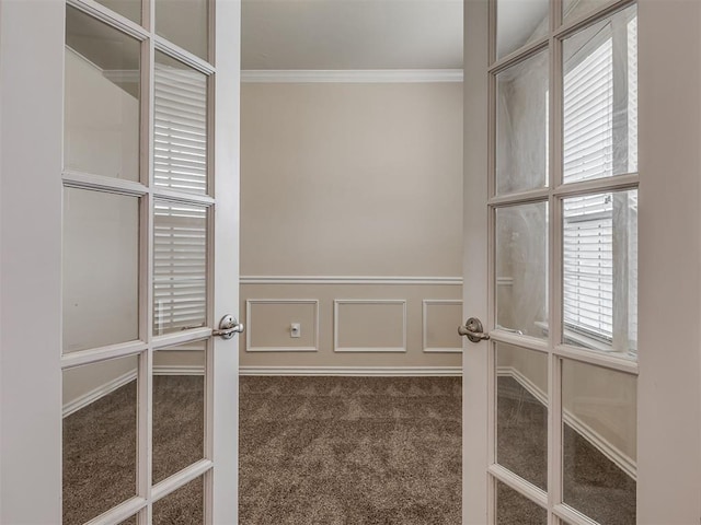 2313 NW 154th St, Edmond, OK 73013 - walk in closet with carpet and french doors