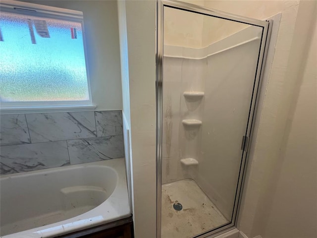 681 Cedar Hill Way, Washington, OK 73093 - full bath with a stall shower and a bath