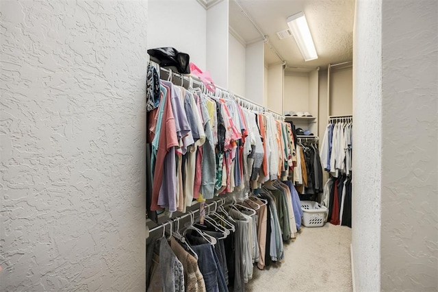 6301 Oxnard St, Edmond, OK 73034 - spacious closet with carpet flooring