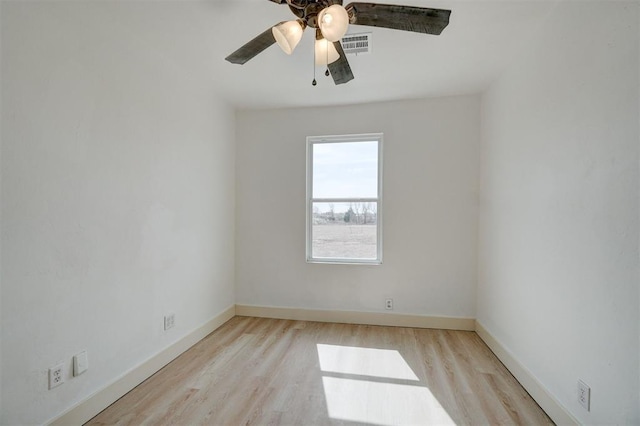 1646 County Road 1245, Tuttle, OK 73089 - unfurnished room with wood finished floors and ceiling fan