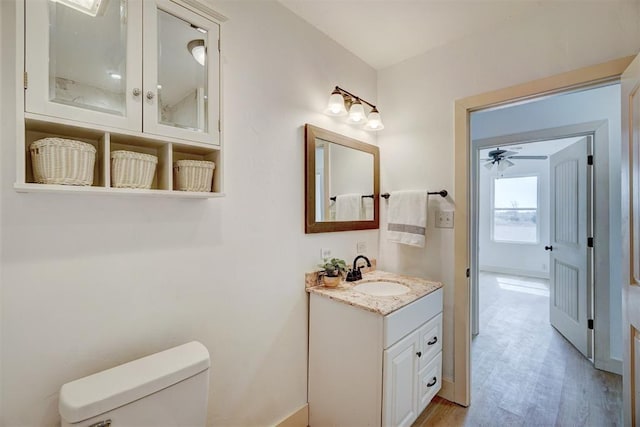 1646 County Road 1245, Tuttle, OK 73089 - bathroom with vanity and wood finished floors