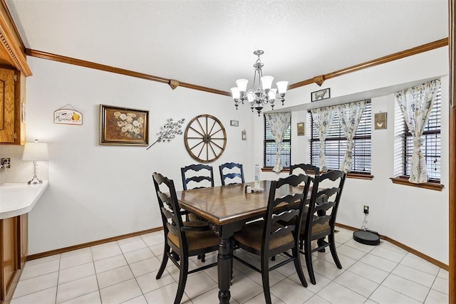 410 E Johnson St, Lexington, OK 73051 - dining space featuring a chandelier and ornamental molding