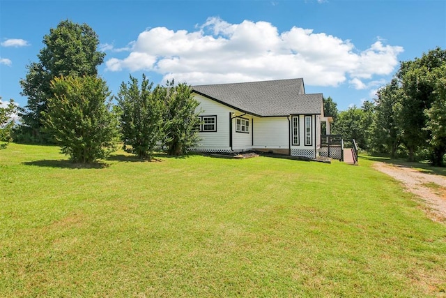 1600 Silver Stone Rd, Blanchard, OK 73010 - view of front facade featuring a front lawn and dirt driveway