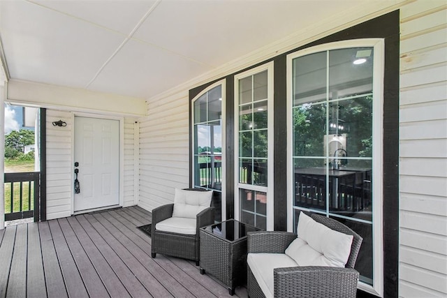 1600 Silver Stone Rd, Blanchard, OK 73010 - view of wooden porch