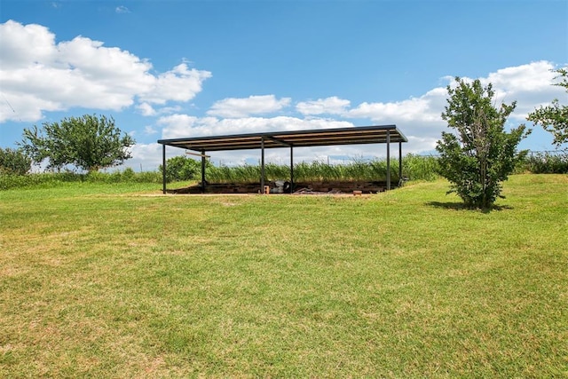 1600 Silver Stone Rd, Blanchard, OK 73010 - view of grassy yard featuring a detached carport