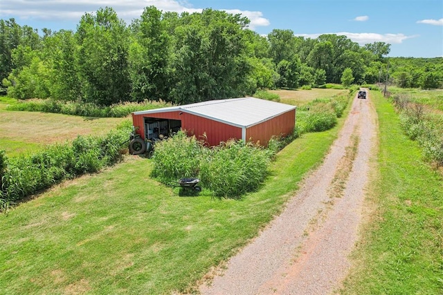 1600 Silver Stone Rd, Blanchard, OK 73010 - aerial view of a heavily wooded area