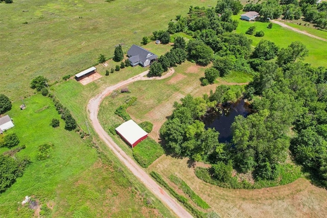 1600 Silver Stone Rd, Blanchard, OK 73010 - view of rural area with a nearby body of water