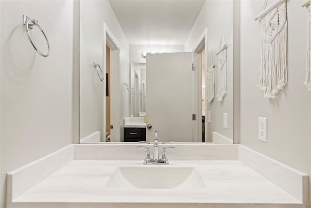 8705 Gibbs Dr, Oklahoma City, OK 73135 - bathroom featuring vanity and toilet