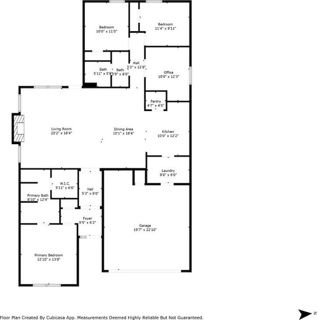 8705 Gibbs Dr, Oklahoma City, OK 73135 - view of home floor plan