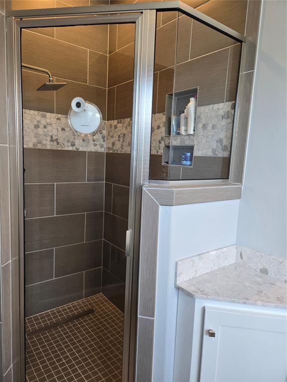 9252 Elaine Dr, Midwest City, OK 73130 - full bath with a stall shower