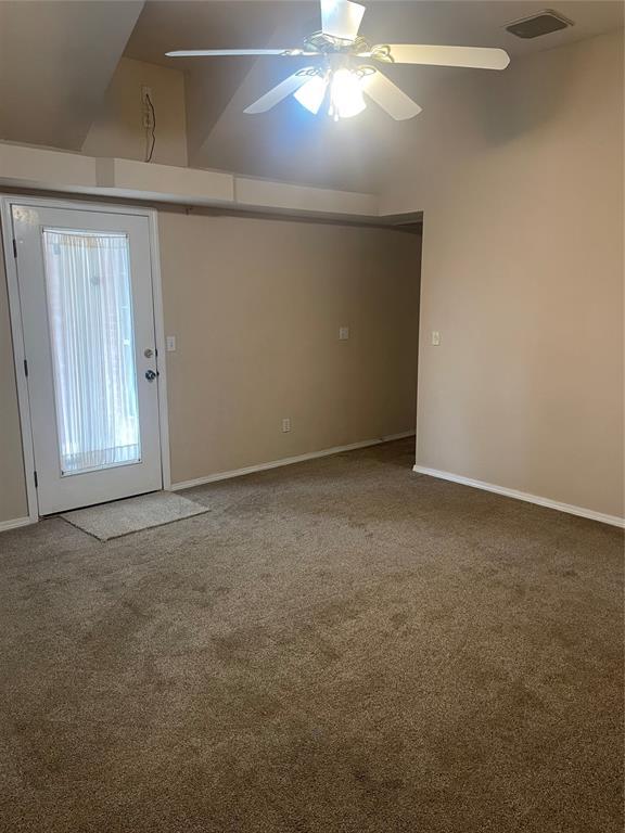 5725 SE 86th St, Oklahoma City, OK 73135 - unfurnished room featuring a ceiling fan and carpet