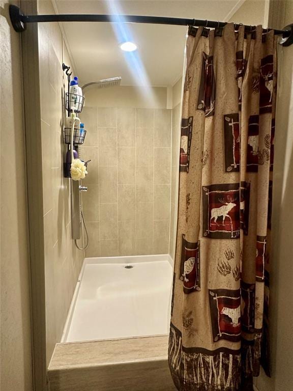 420 N College St, Cordell, OK 73632 - full bathroom with tiled shower