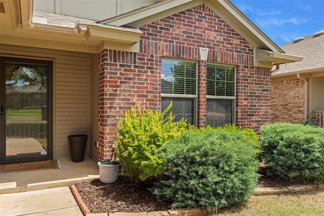 2548 NW 184th St, Edmond, OK 73012 - view of exterior entry with brick siding