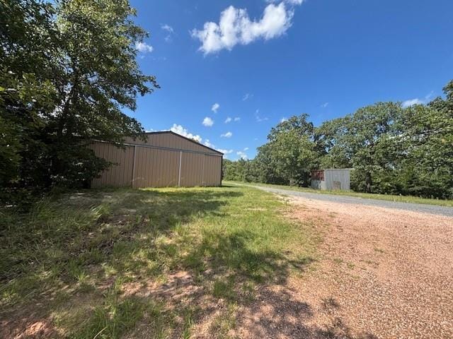 11825 N 3660th Rd, Cromwell, OK 74884 - view of yard with an outbuilding